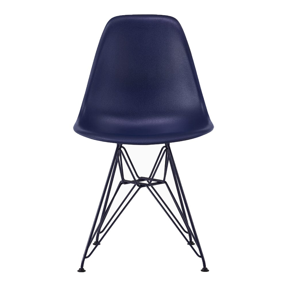 Eames Molded Plastic Side Chair, Herman Miller x HAY Side/Dining herman miller Black Blue