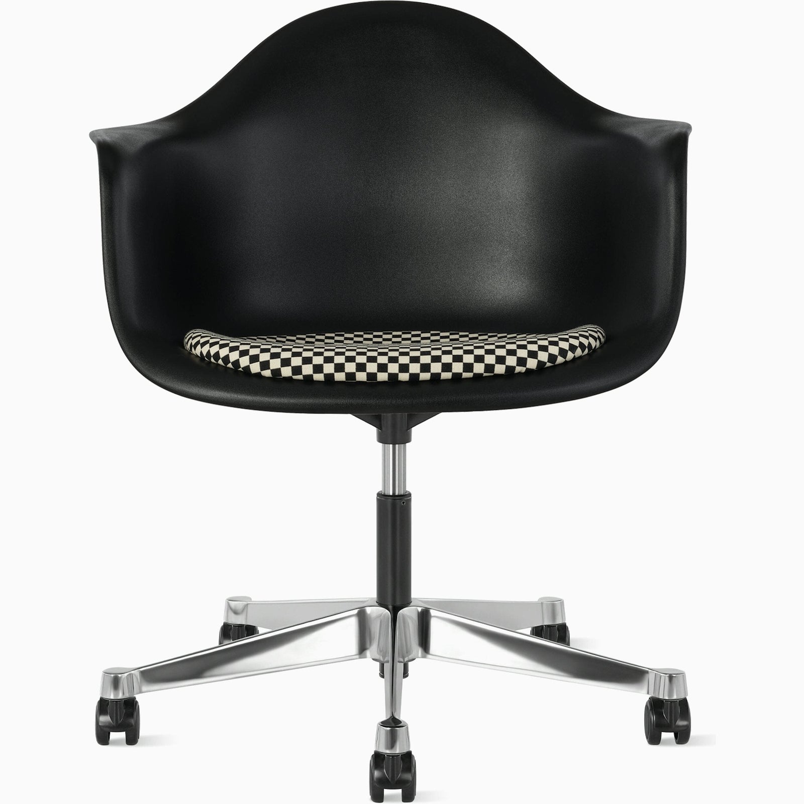 Eames Molded Task Armchair with Seat Pad task chair herman miller