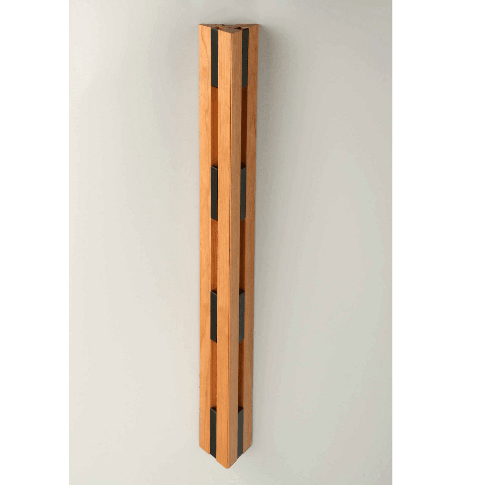 Knax Vertical 8 Hook Coat Rack Coat Hooks Loca Black Cherry Lacquer