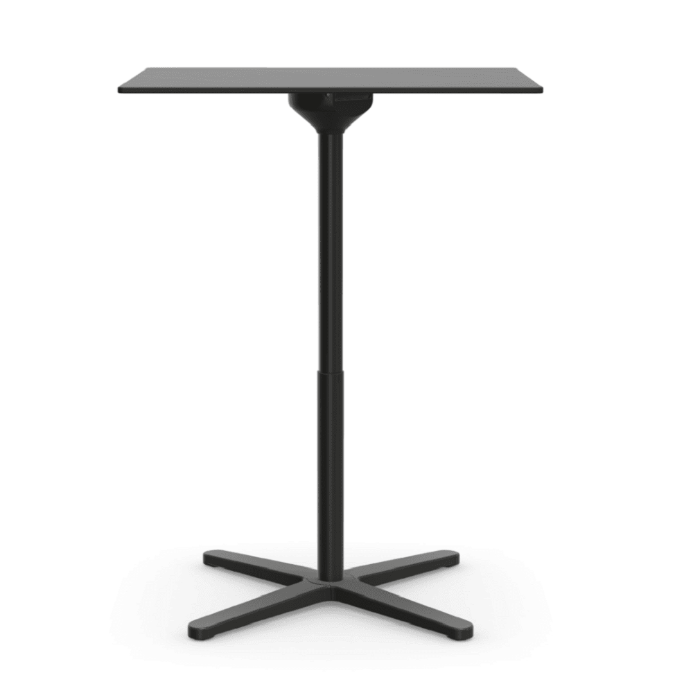 Super Fold High Table Tables Vitra Rectangular Black Solid-Core Material