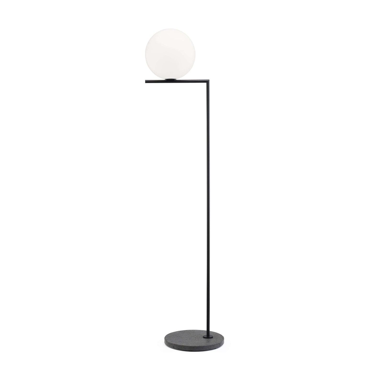 IC Lights Outdoor Floor Lamp Outdoor Lighting Flos F2 - 73" H Black / Black Lava