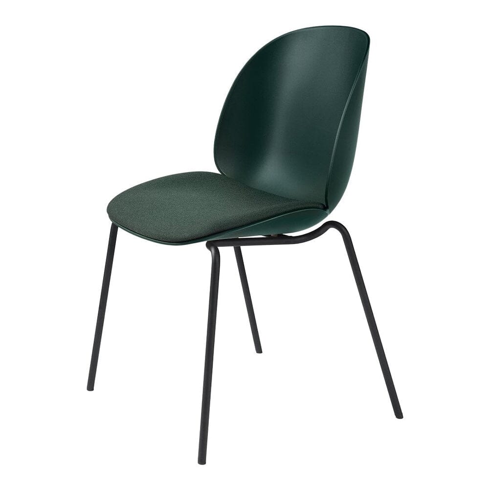 Beetle Dining Chair with Stackable Base - Seat Upholstered Chairs Gubi