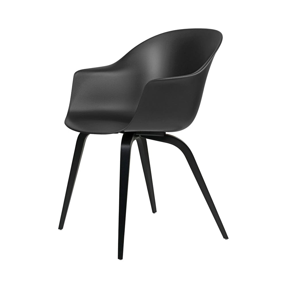 Bat Wood Base Dining Chair - Unupholstered Chairs Gubi