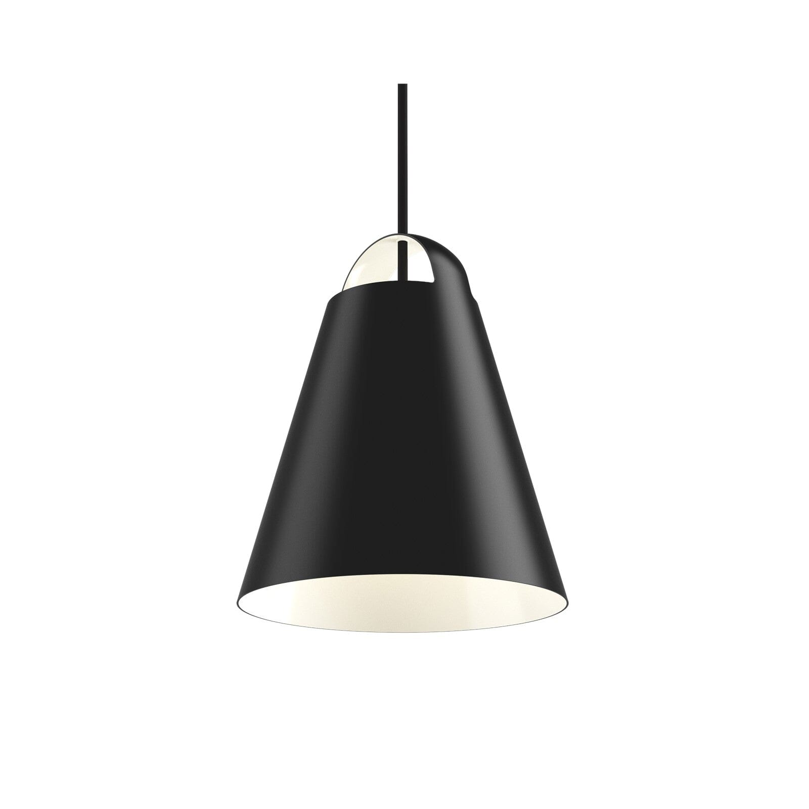 Above Pendant Light hanging lamps Louis Poulsen Black Medium: 9.8" Dia x 11.8" H
