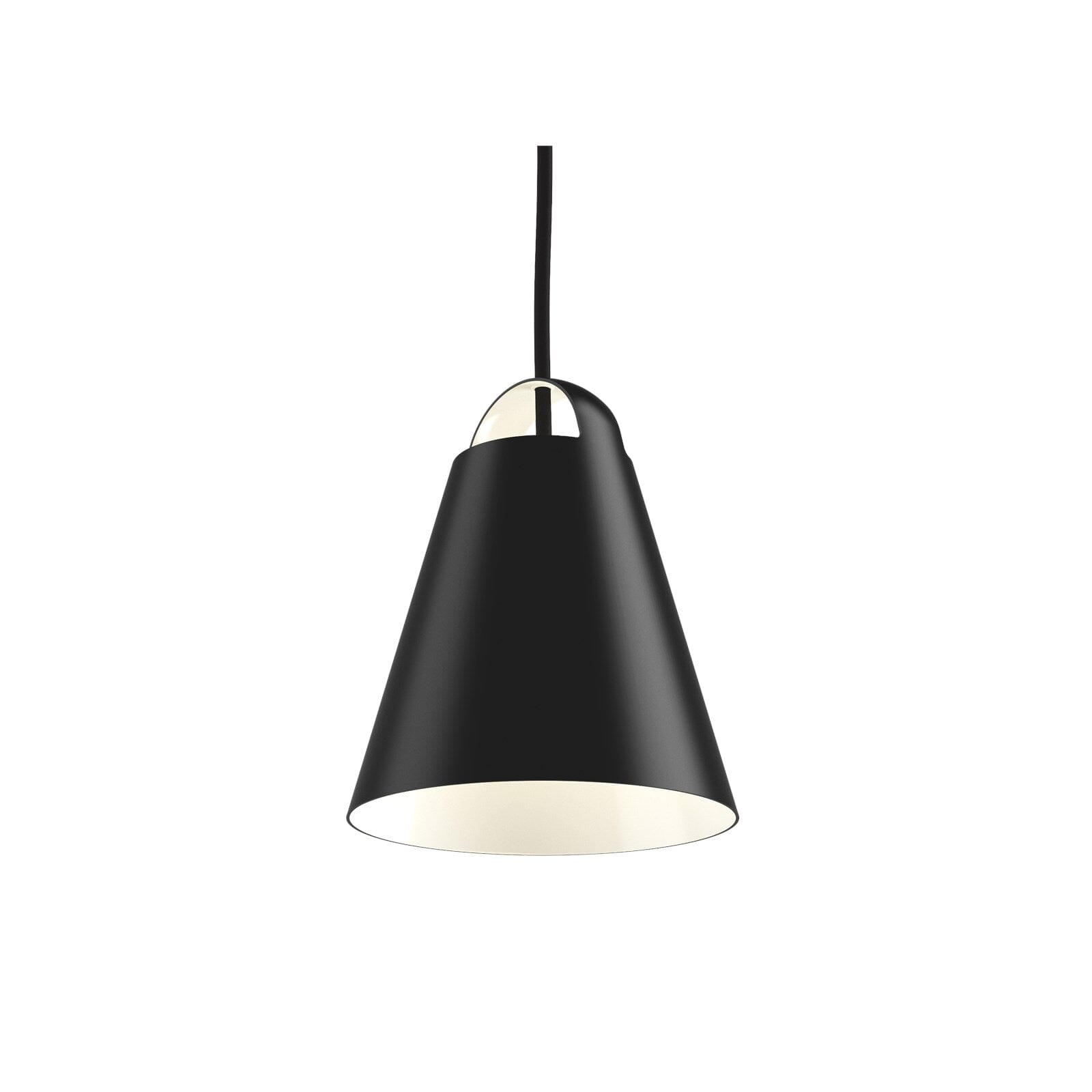 Above Pendant Light hanging lamps Louis Poulsen Black Small: 6.9" Dia x 8.3" H