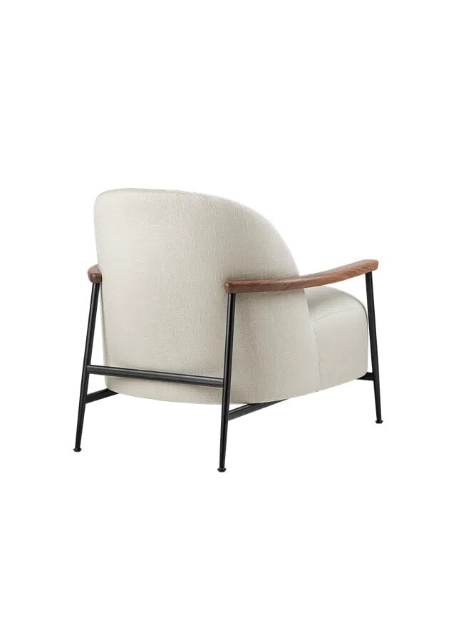 Sejour Lounge Chair Fully Upholstered With Armrest lounge chair Gubi