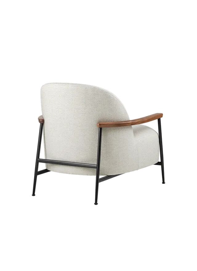 Sejour Lounge Chair Fully Upholstered With Armrest lounge chair Gubi