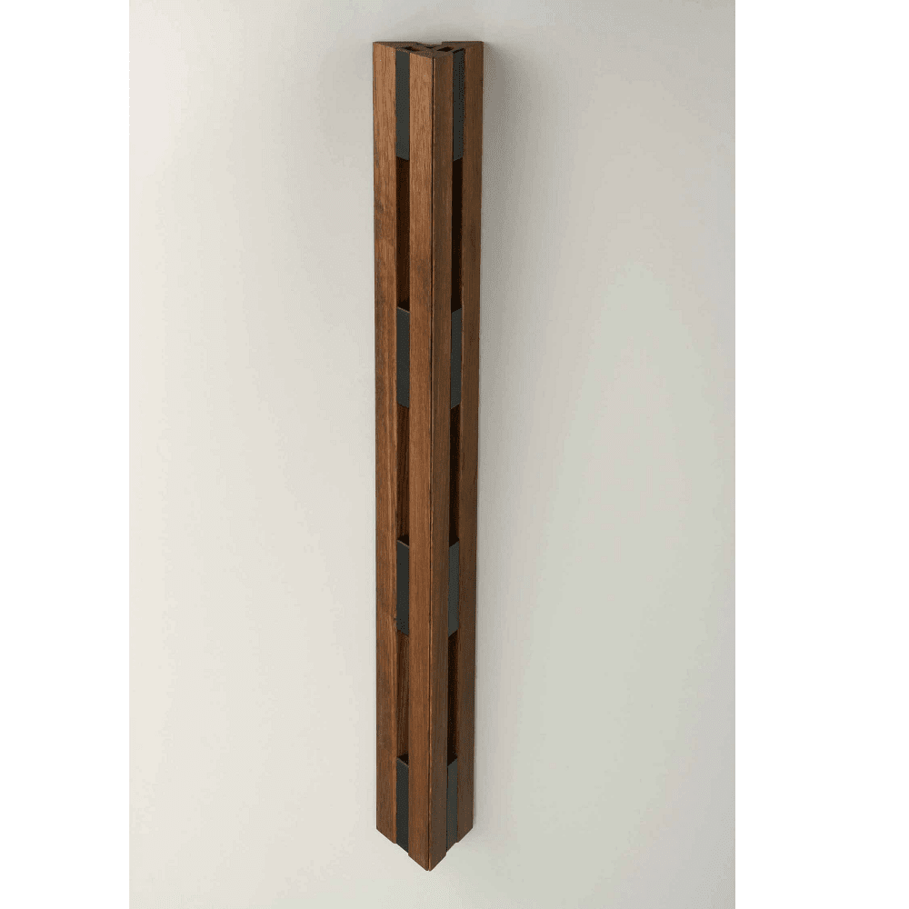 Knax Vertical 8 Hook Coat Rack Coat Hooks Loca Black Oak Smoked
