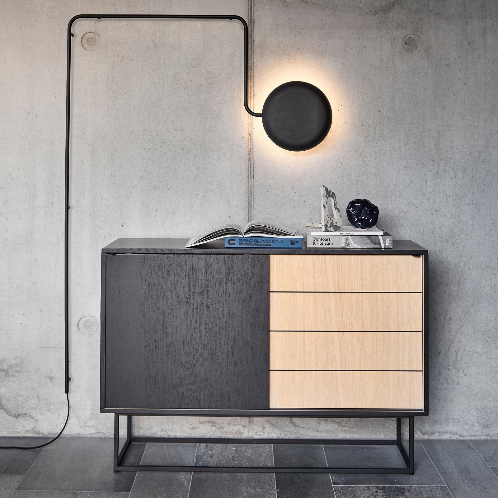 Virka High Sideboard Sideboard Woud