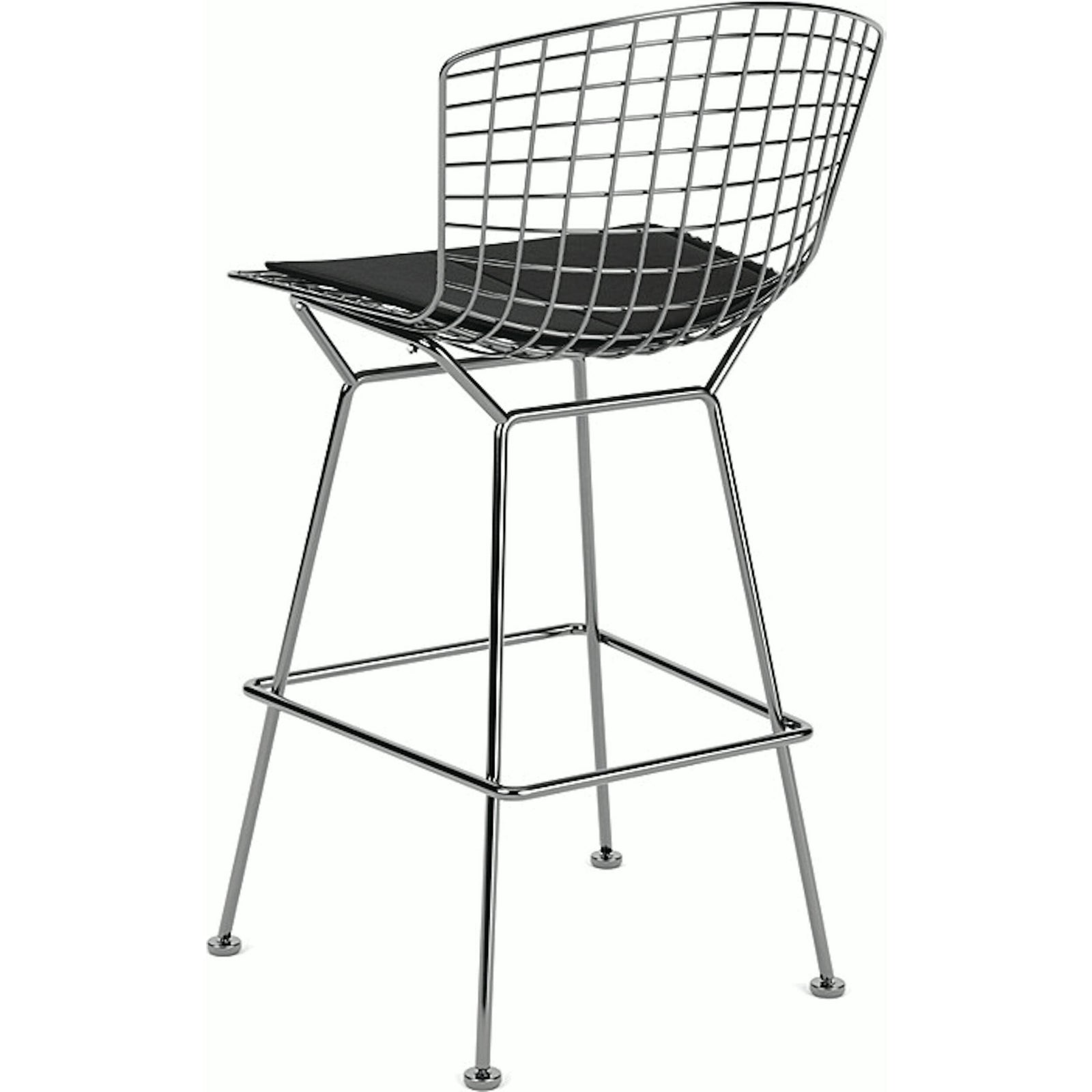 Bertoia Stool with Seat Pad bar seating Knoll