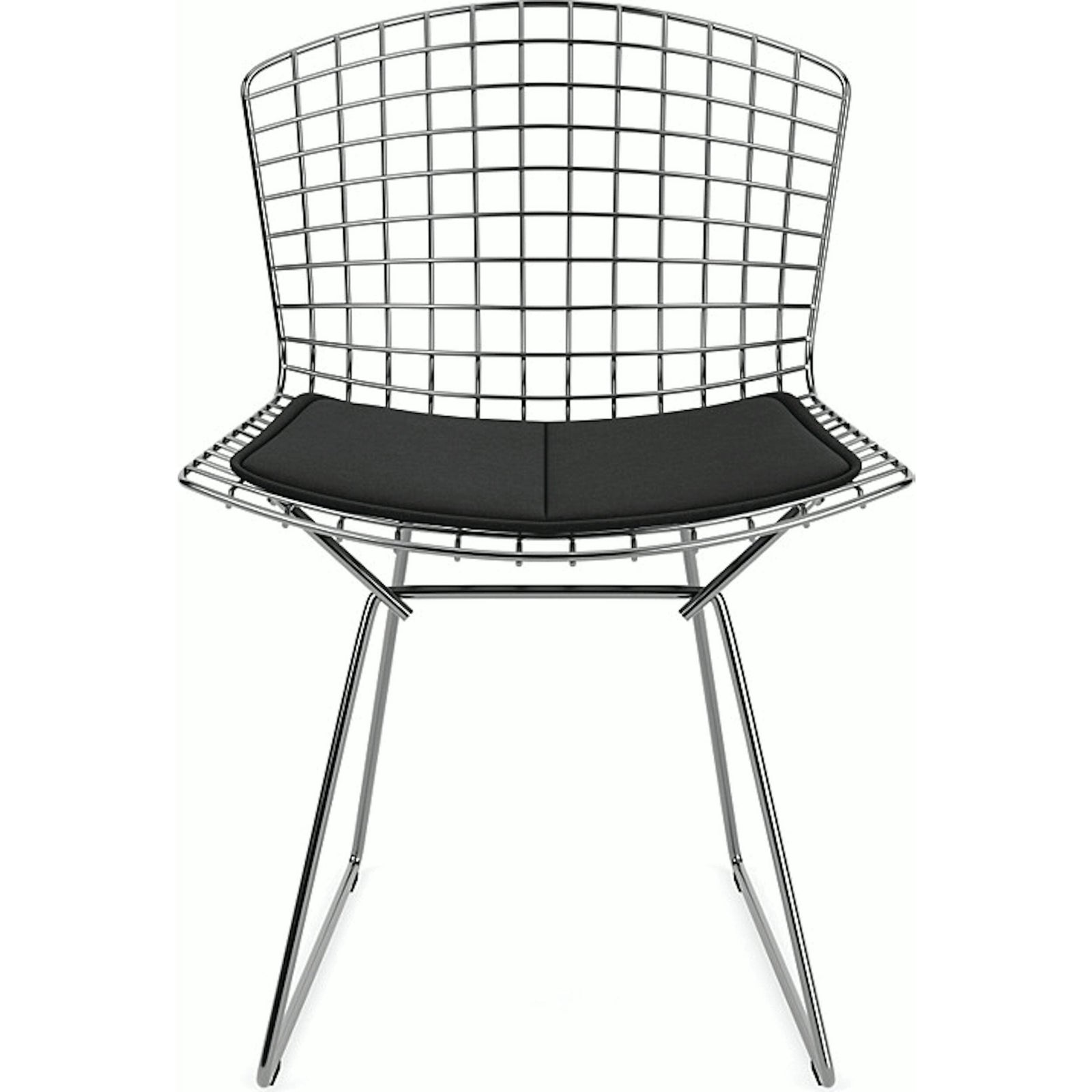 Bertoia Side Chair with Seat Pad Side/Dining Knoll