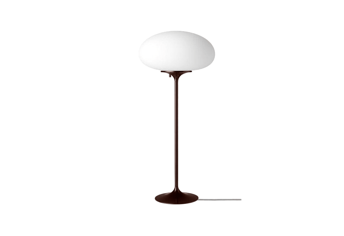Stemlite Table Lamp Table Lamps Gubi Black Red Large Frosted Glass