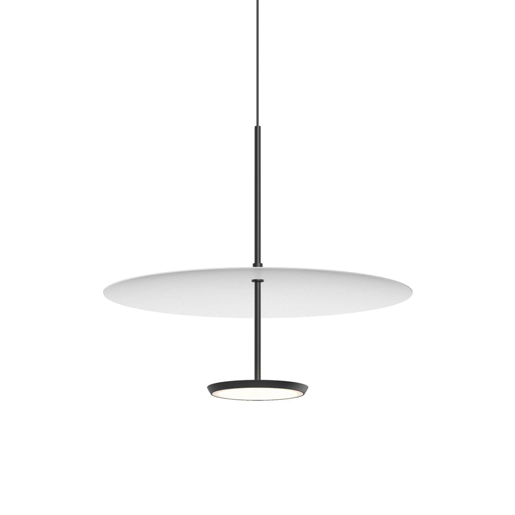 Sky Dome Pendant Pendant Lights Pablo 18" - Matte Black + White