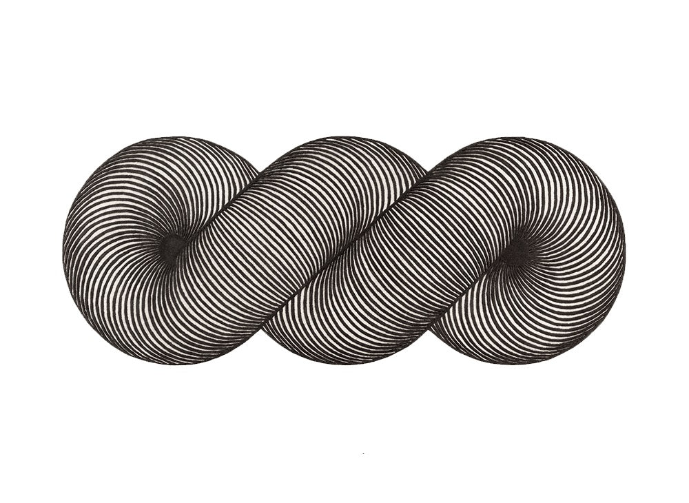 Giro Rug Rug Gan Black-white 4’4” x 7’6”