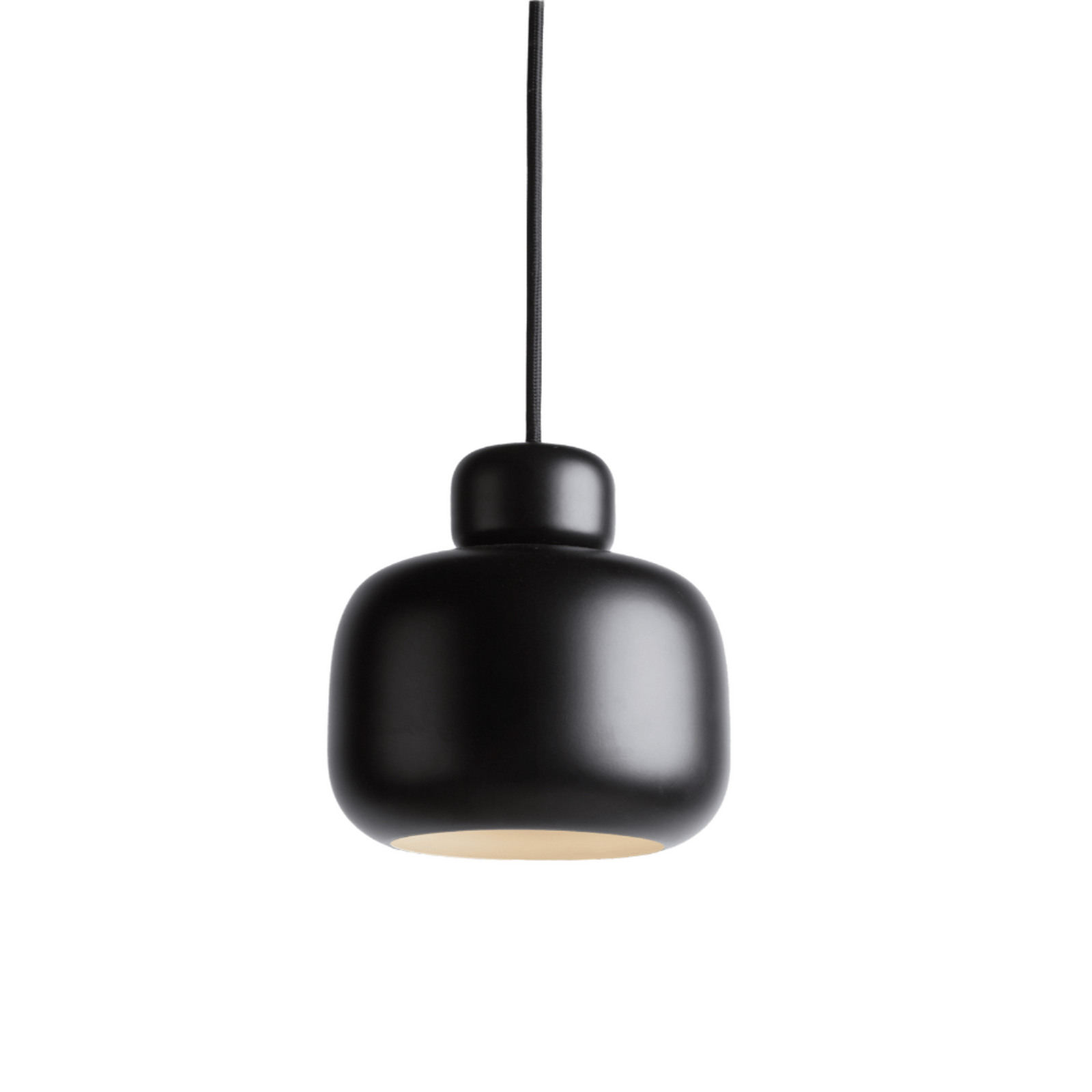 Stone Pendant Light hanging lamps Woud Black