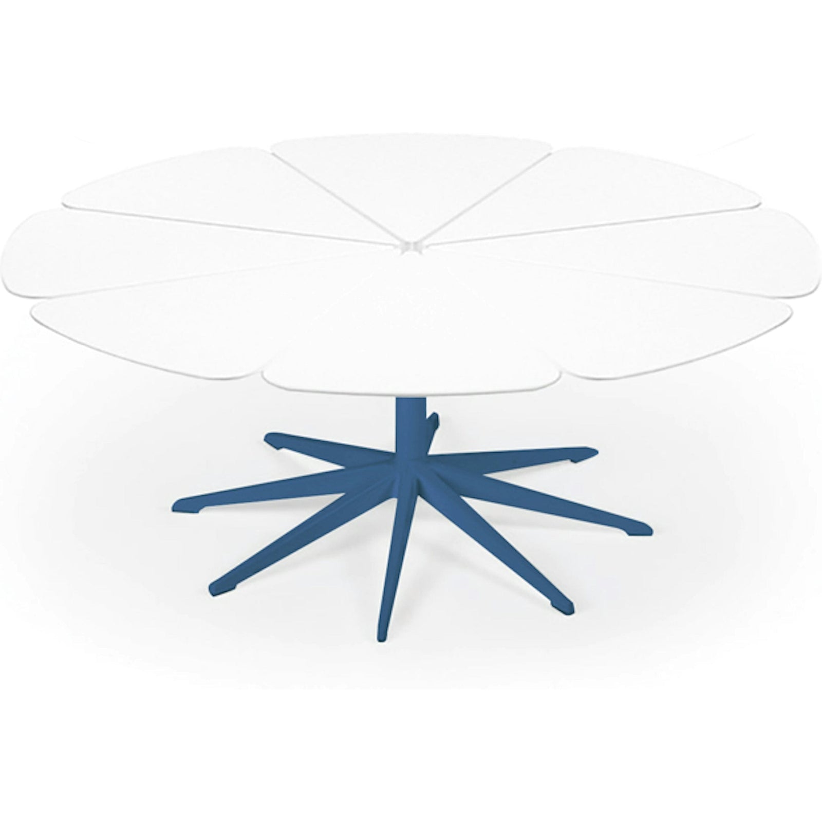 Richard Schultz Petal Coffee Table Coffee Tables Knoll White Petals Blue
