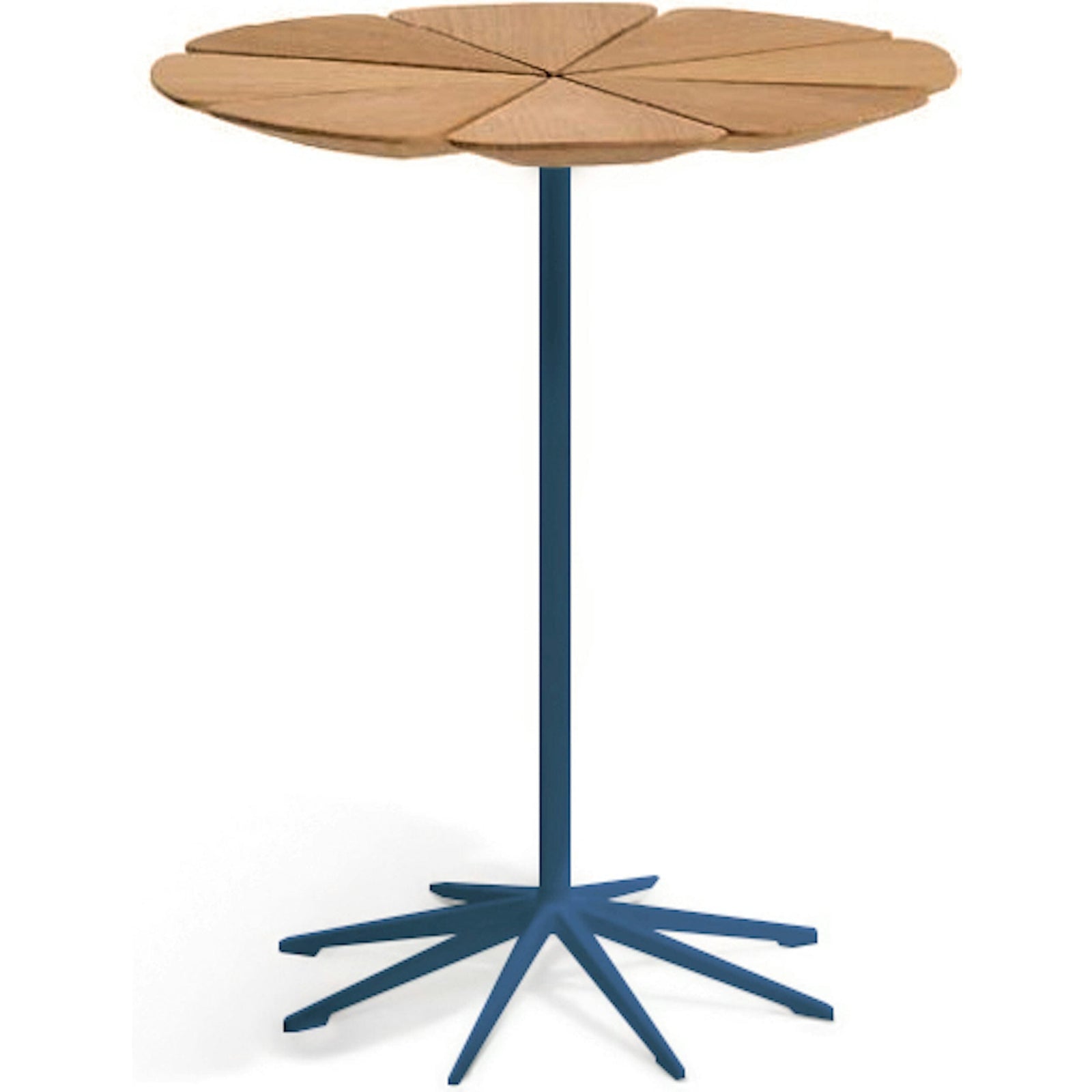 Richard Schultz Petal End Table side/end table Knoll Teak Petals Blue