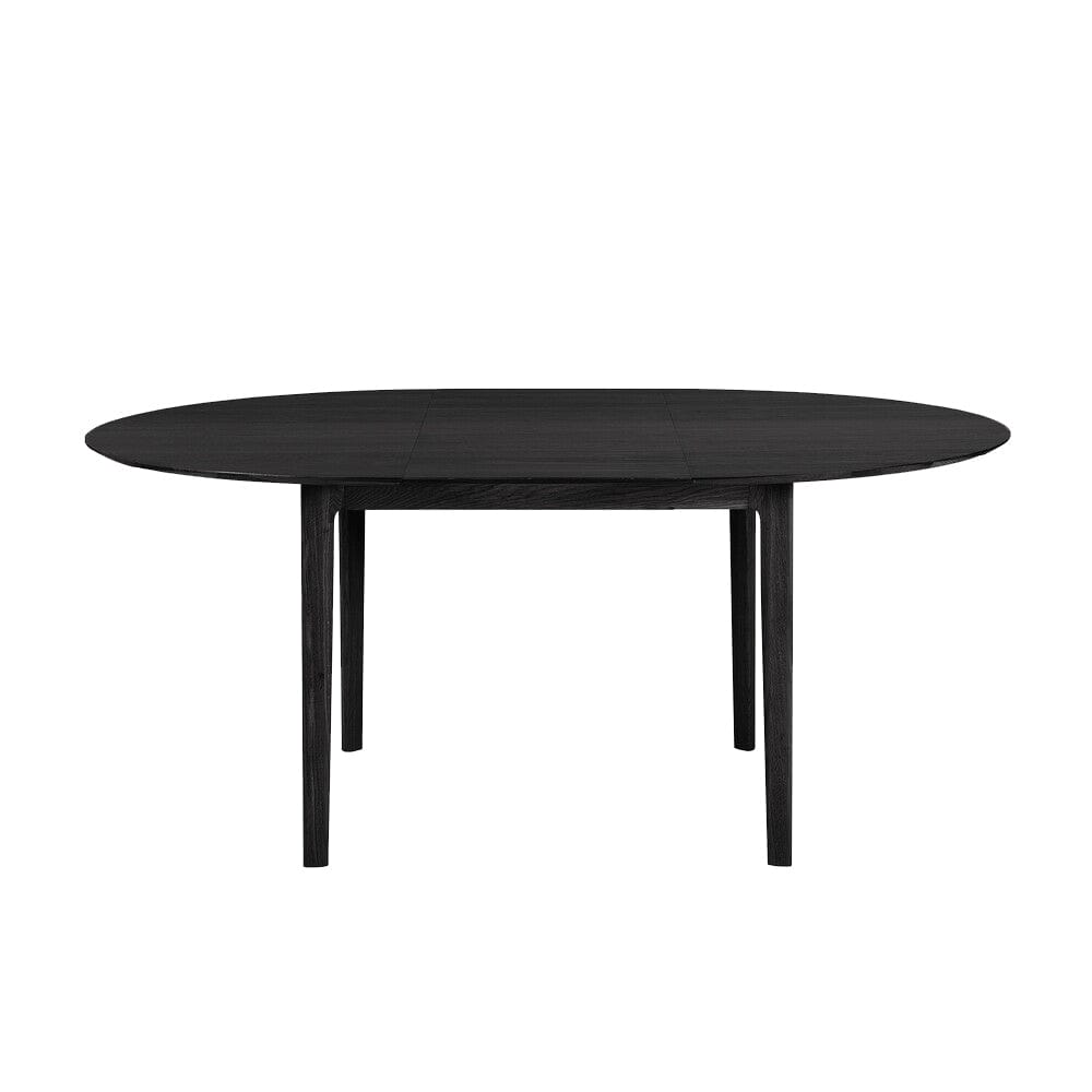 Bok Round Extendable Dining Table Dining Tables Ethnicraft Oak Black