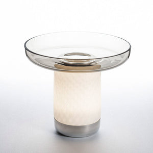 Bonta Portable LED Table Lamp Table Lamps Artemide Plate +$75 Grey 