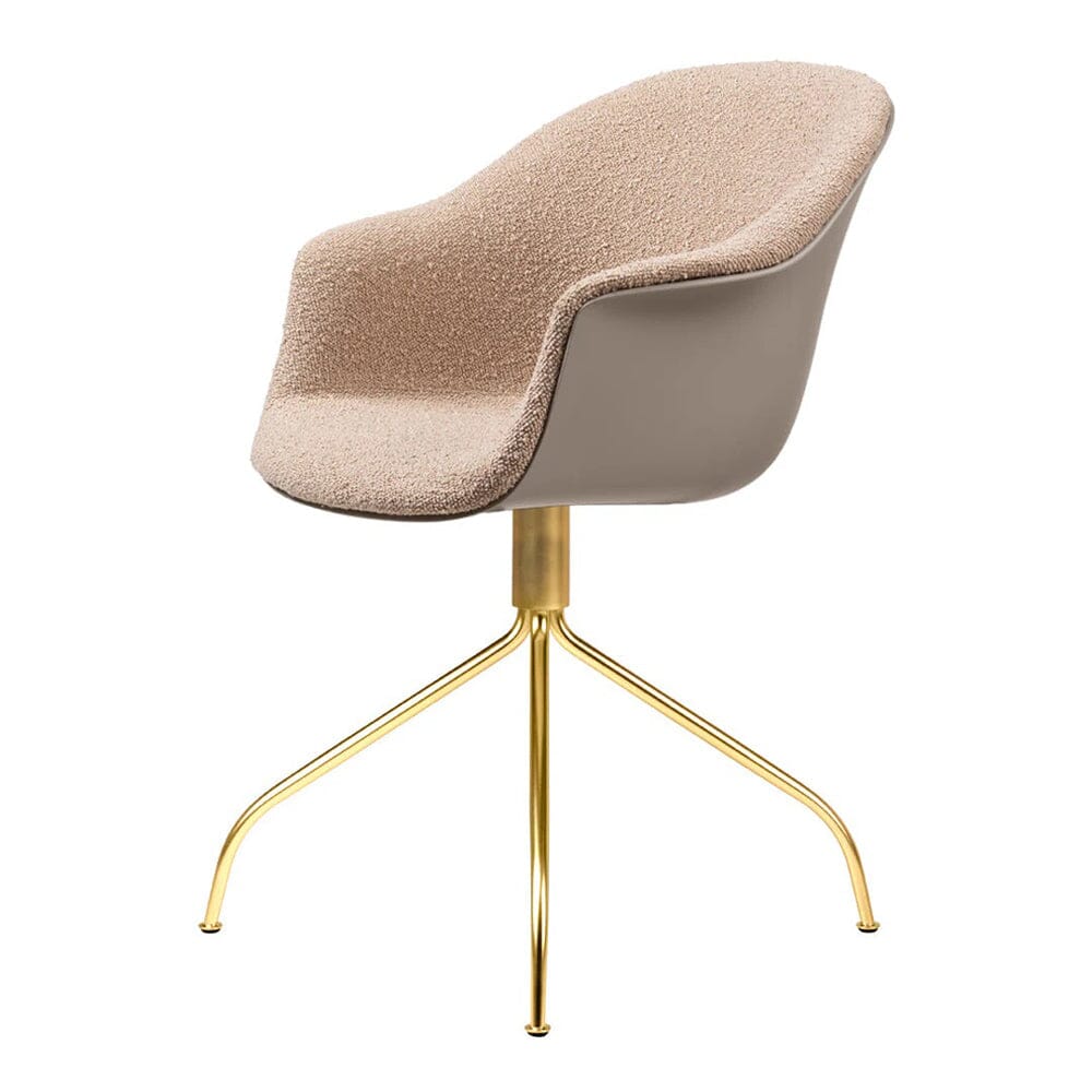 Bat Swivel Base Meeting Chair - Front Upholstered Chairs Gubi