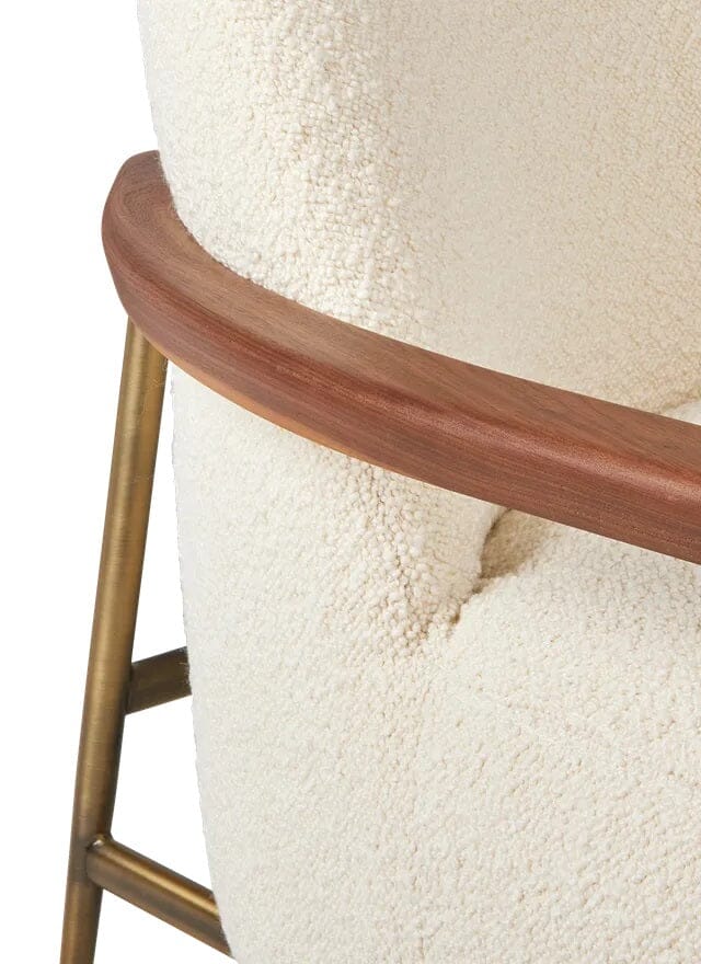 Sejour Lounge Chair Fully Upholstered With Armrest lounge chair Gubi