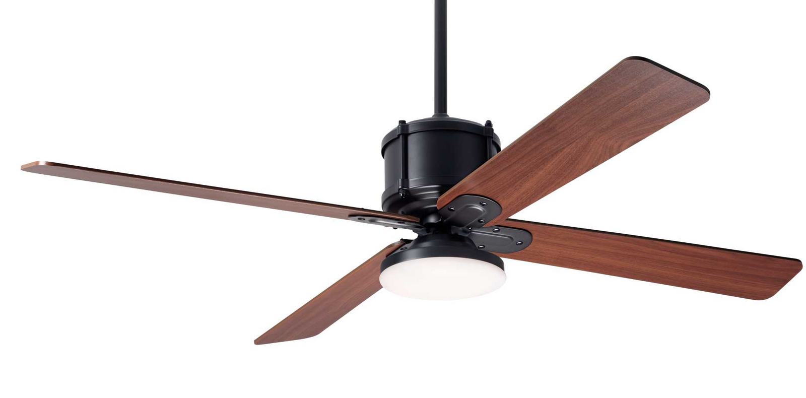 Industry DC Ceiling Fan Ceiling Fans Modern Fan Co Dark Bronze Mahogany Remote Control Without Light