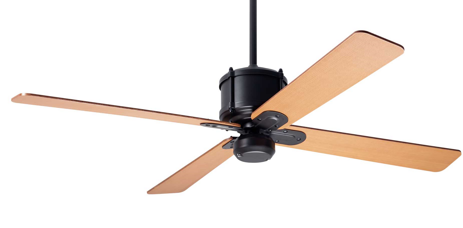 Industry DC Ceiling Fan Ceiling Fans Modern Fan Co Dark Bronze Maple Wall Control Without Light