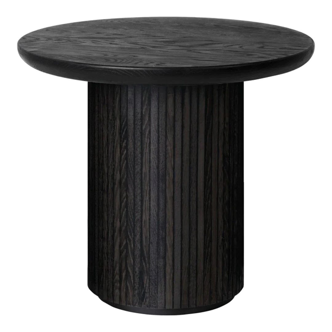 Moon Lounge Table Tables Gubi Brown/Black Stained Veneer Oak Lacquered