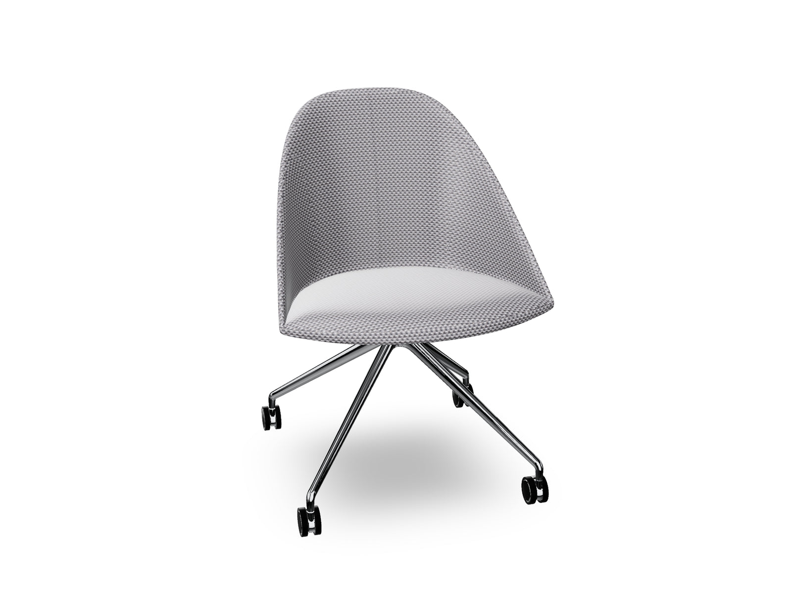 Cila Fully Upholtered Chair With Fixed Trestle Base