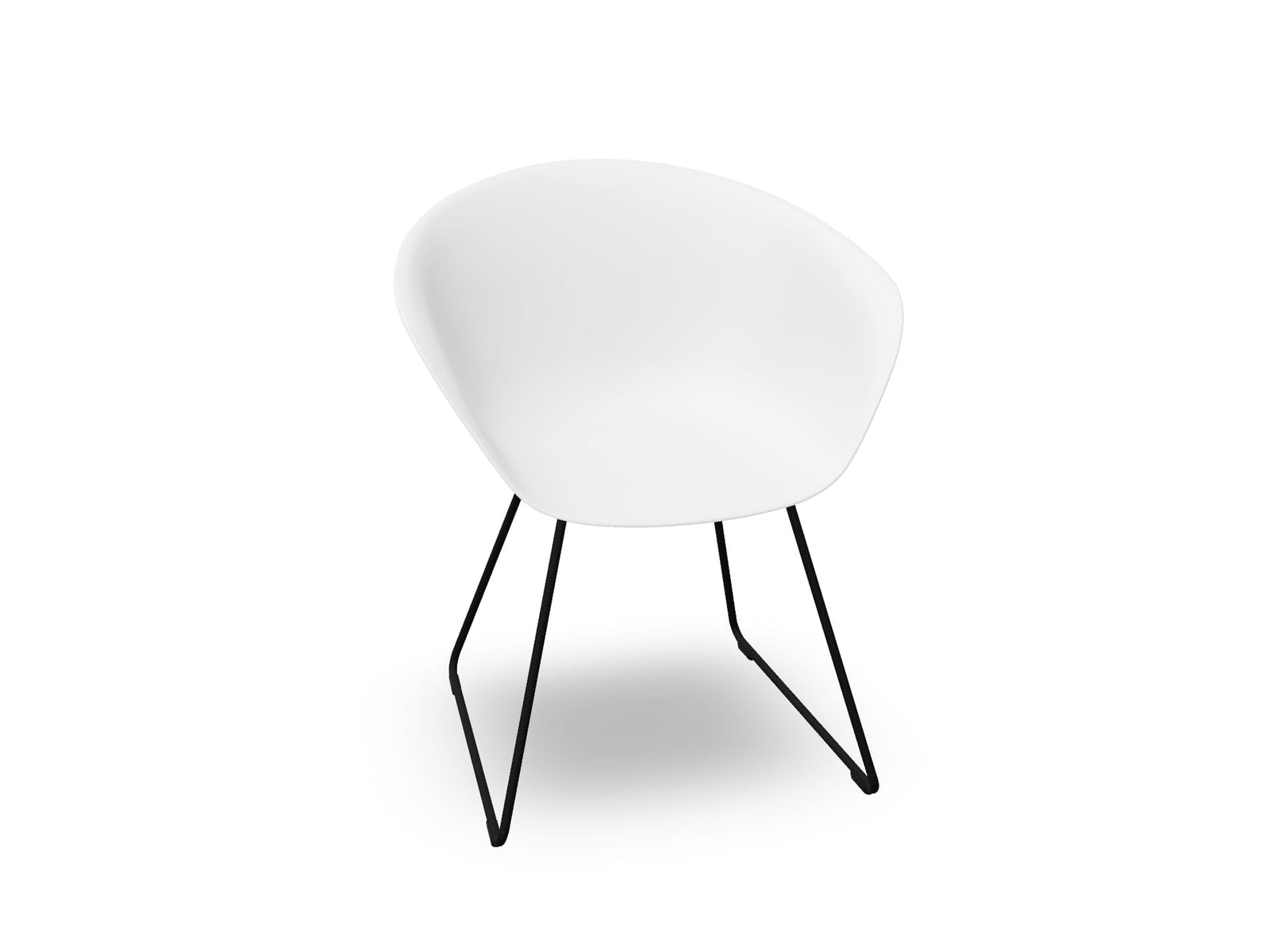 Duna 02 Sled Base Polypropylene Chair Chairs Arper