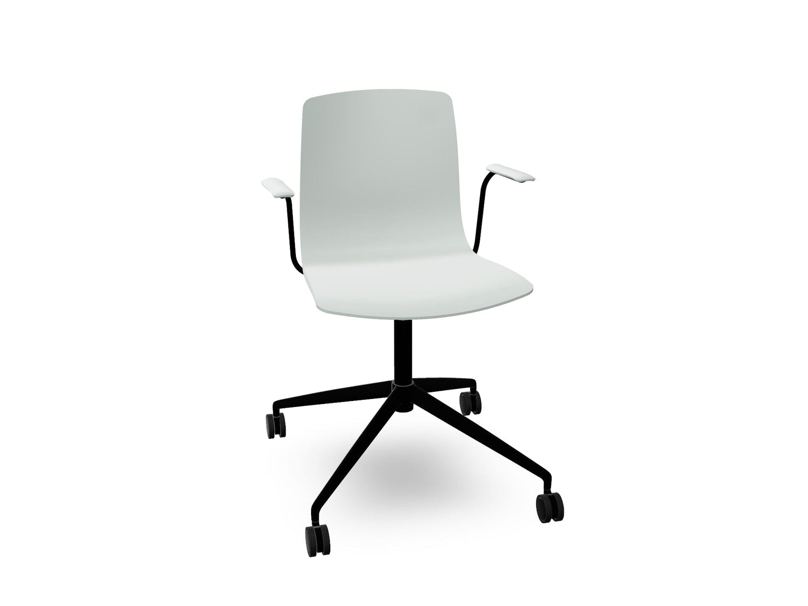 Aava 02 Fixed Trestle Base Polypropylene Chair Chairs Arper