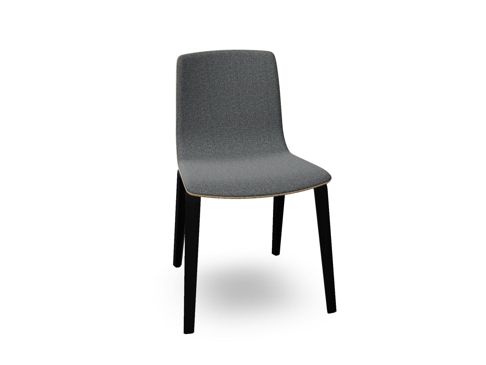 Aava 02 Wooden Chair with Front Upholstery Chairs Arper
