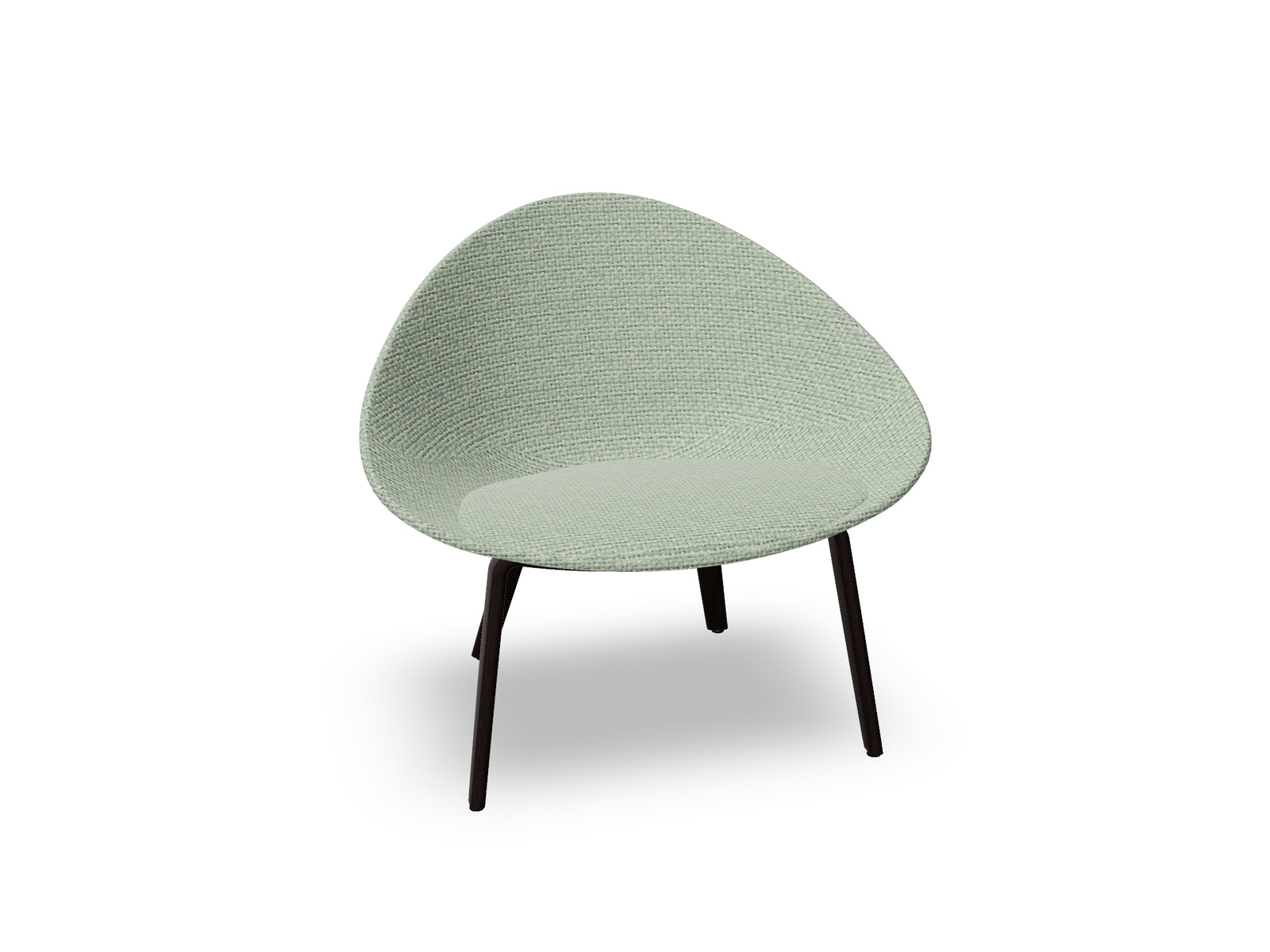 Adell 4 Leg Wood Lounge Chair With Fully Upholstered