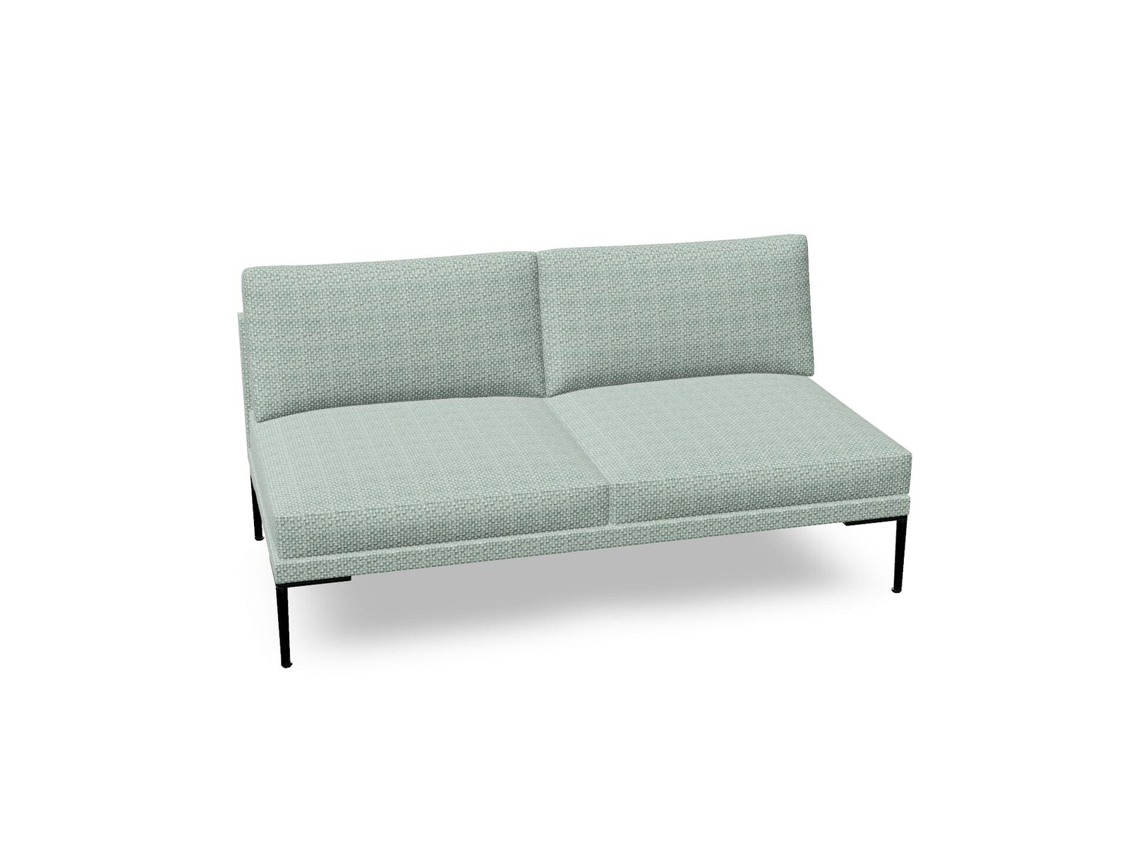 Steeve Two Seat Sofa Without Arms Sofa Arper
