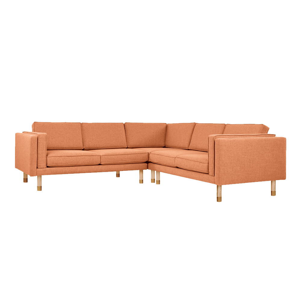 Adelaide Bi-Sectional Sofa Gus Modern Caledon Sedona Walnut