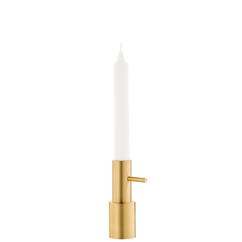 Candleholder Single Accessories Fritz Hansen Lacquered Brass Single 2