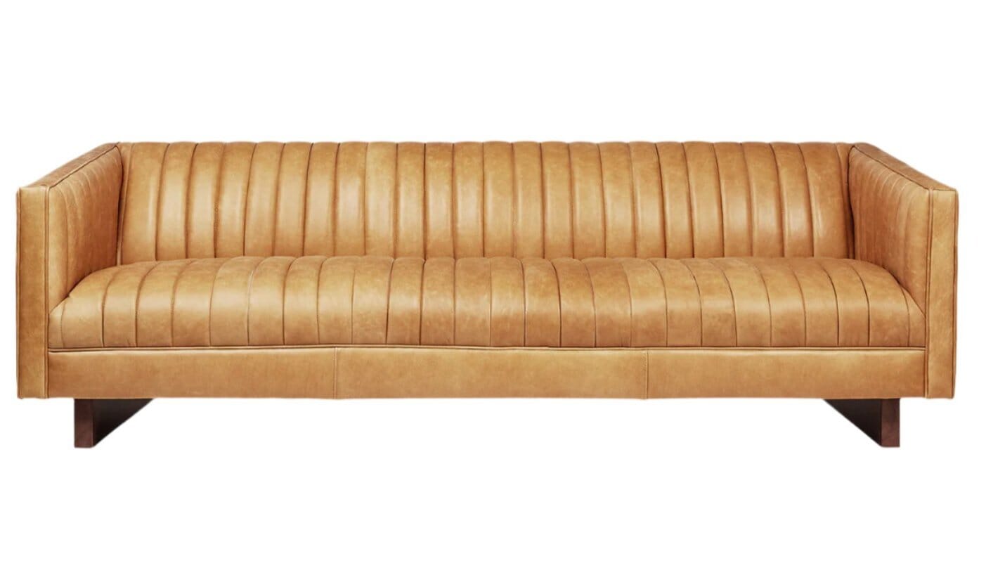 Wallace Sofa Sofa Gus Modern Canyon Whiskey Leather