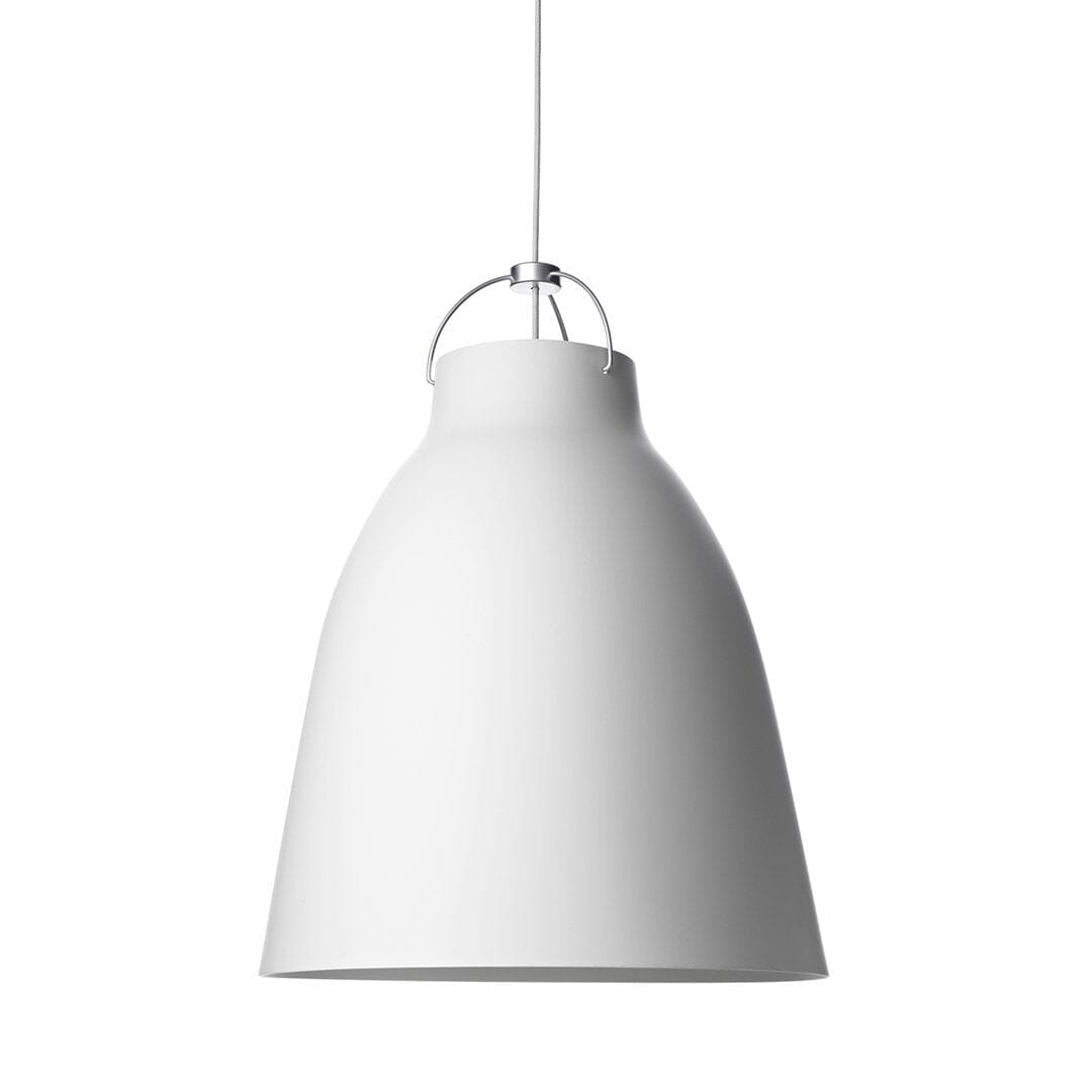 Caravaggio Matte Suspension Lamp hanging lamps Fritz Hansen Large (P3) White