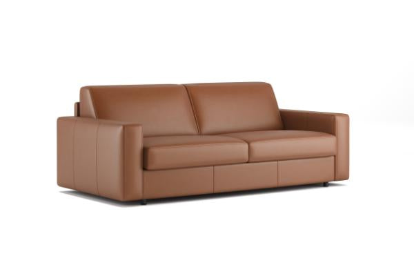 Carnell Leather Sleeper Sofa