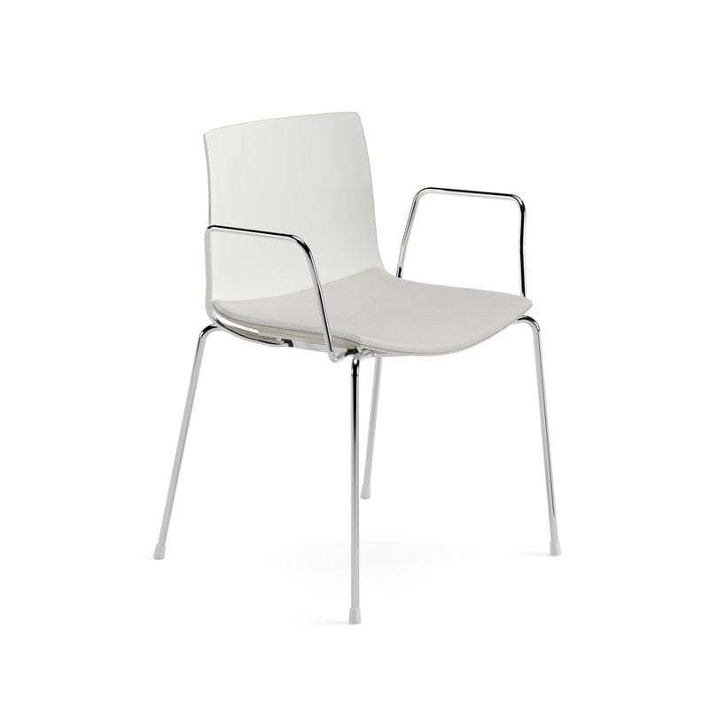 Catifa 46 Four Leg Polypropylene With Seat Upholstery Side/Dining Arper