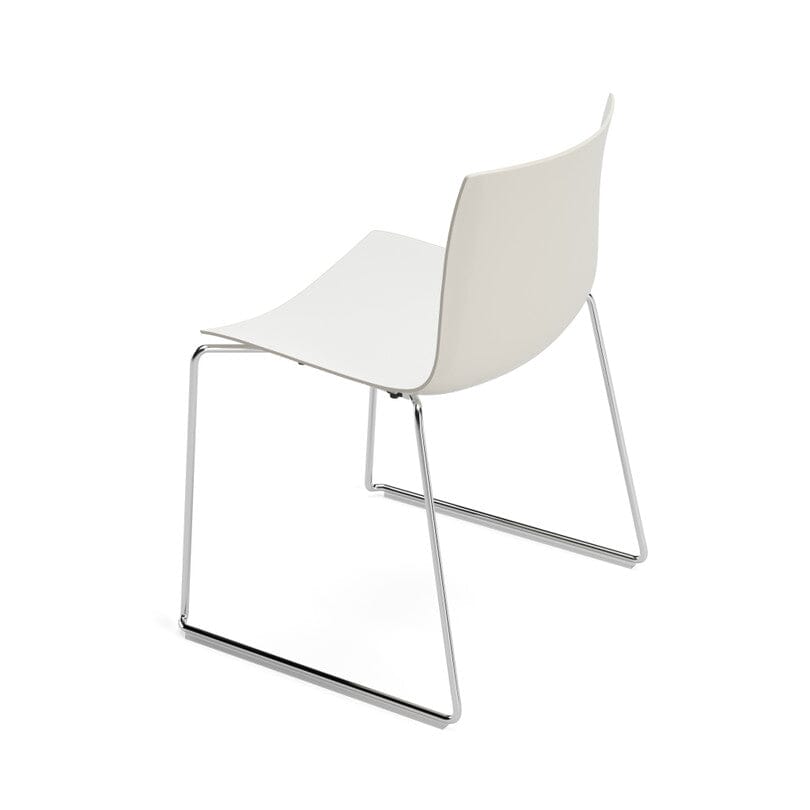 Catifa 46 Polypropylene Sled Base Chair Side/Dining Arper