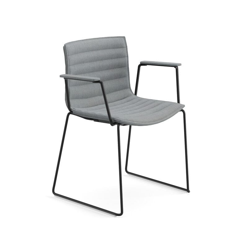 Catifa 46 Sled Base With Fully Upholstered Side/Dining Arper