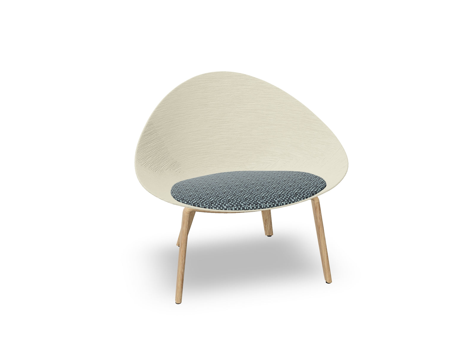 Adell 4 Leg Wood Lounge Chair