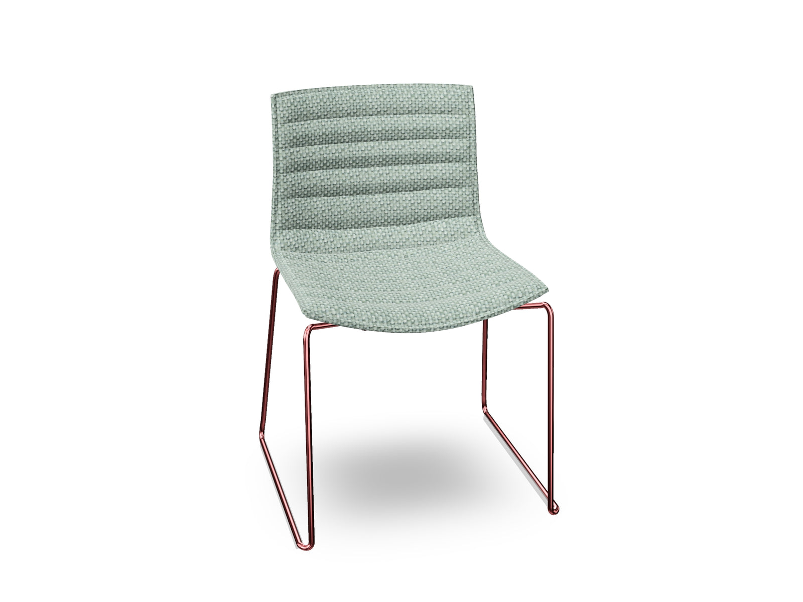 Catifa 46 Sled Base With Fully Upholstered