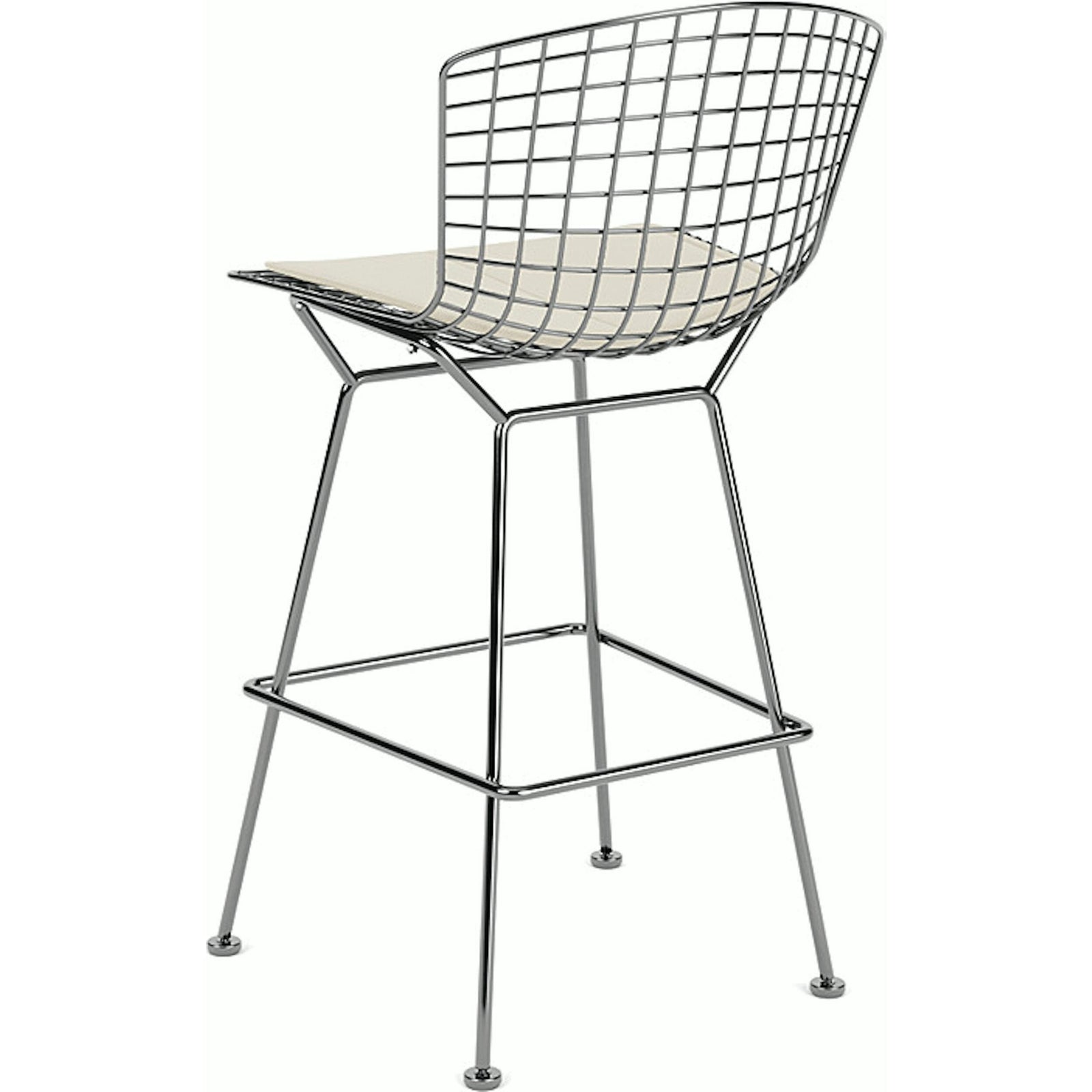 Bertoia Stool with Seat Pad bar seating Knoll
