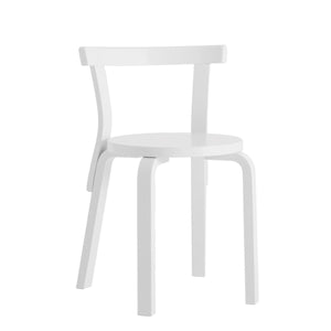 Chair 68 Chairs Artek Seat and Backrest White Lacquered / Legs White Lacquered + $80.00 