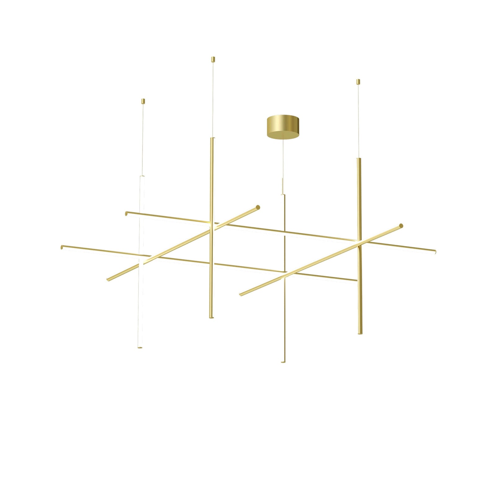 Coordinates Suspension Light ceiling lights Flos S4 Champagne