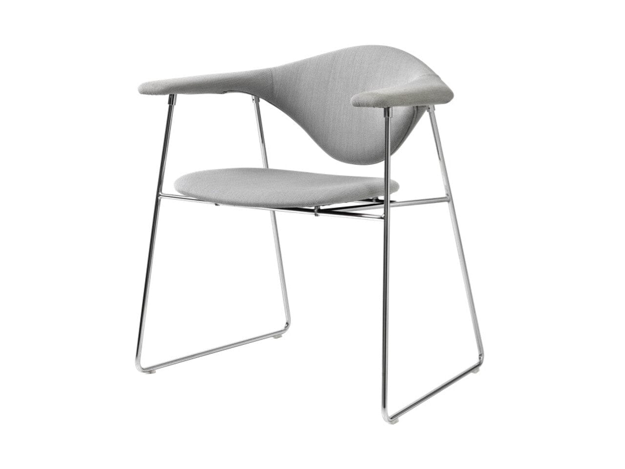Masculo Lounge Chair - Sledge Base lounge chair Gubi