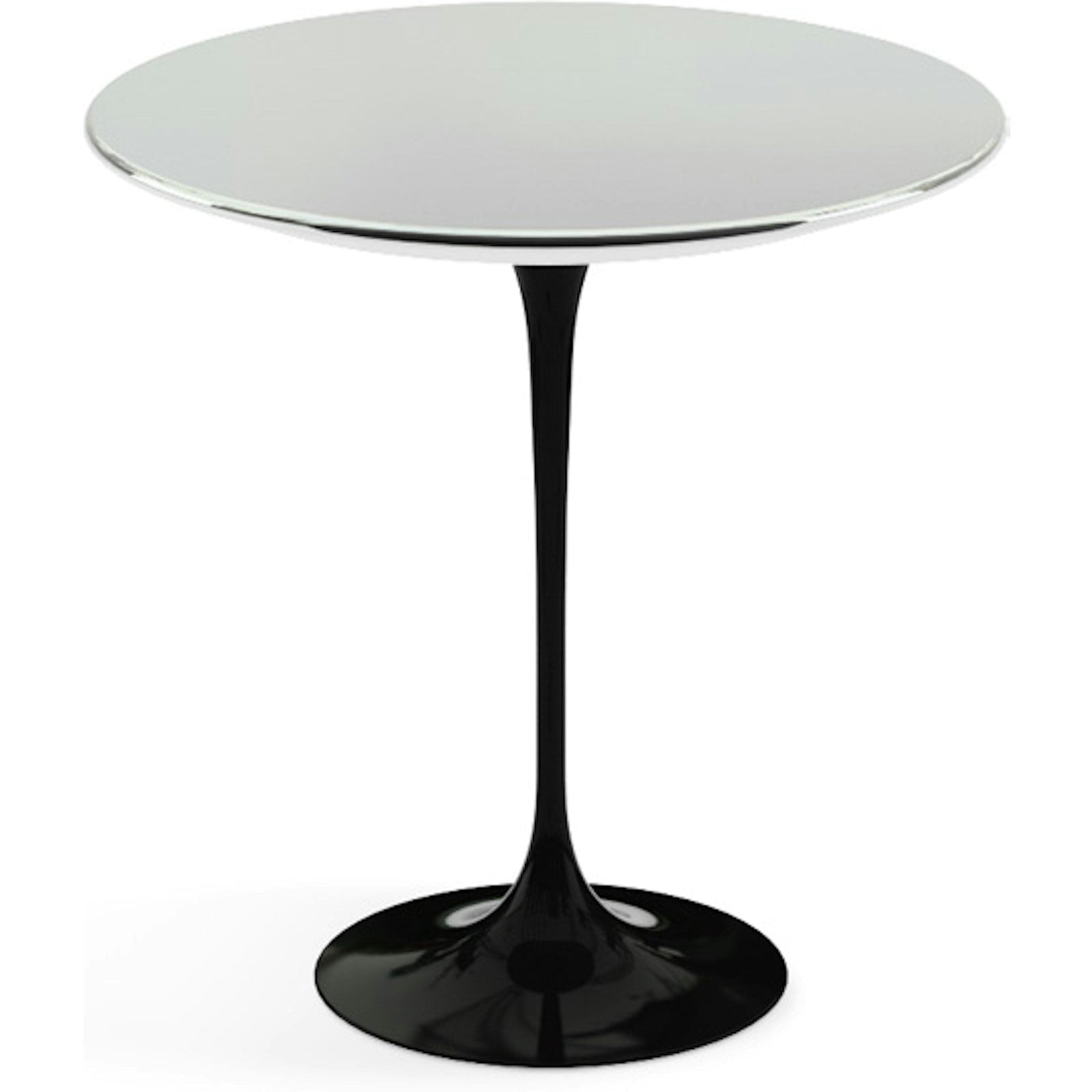 Saarinen Side Table - 20” Round side/end table Knoll Black Chrome