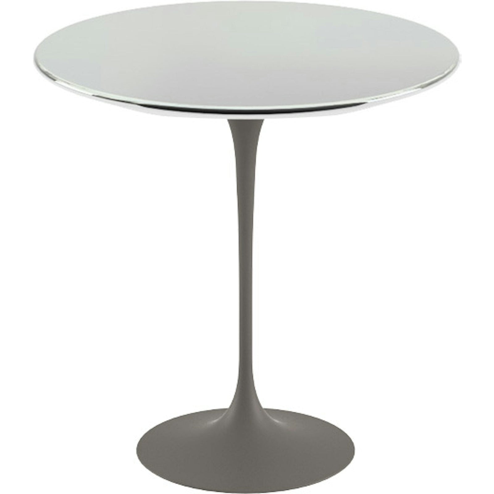 Saarinen Side Table - 20” Round side/end table Knoll Grey Chrome